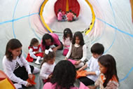 Organizacion evento tunel de la imaginacion, recreacion dirigida, inflables, recreadores, empresas de recreacion