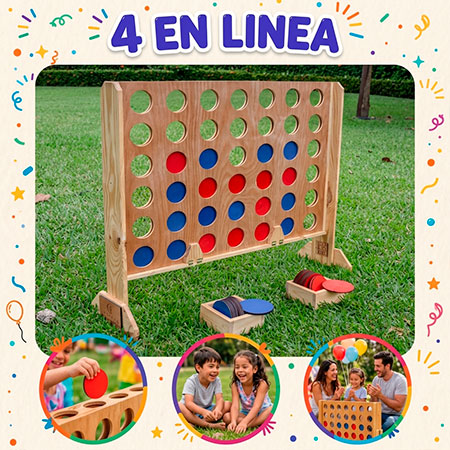 Juegos de feria: 4 en línea gigante