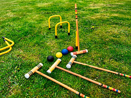 Juegos de feria en alquiler: croquet