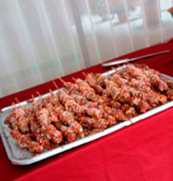 Pinchos Achocolatados