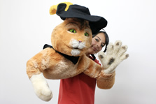 titere gato para fiestas infantiles